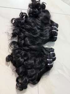 Extensiones de Cabello Humano Remy 100% Natural, Rizado y Voluminoso, con Doble Trama Cosida a Máquina, Proveedor Directo Jai Devi Industries - Product Image 4