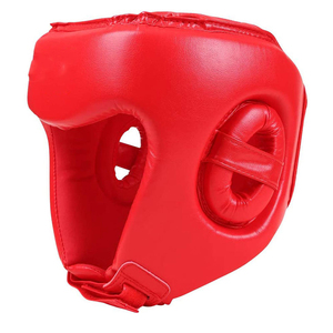 หมวกกันน็อคมวยหนัง PU MMA, อุปกรณ์ป้องกันศีรษะและอุปกรณ์เพื่อความปลอดภัยในการเล่นกีฬาสำหรับการฝึกซ้อมและการต่อสู้ - Product Image 5