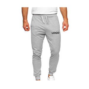 Pantalon décontracté élégant pour hommes Joggers en coton avec ceinture élastique Tissu doux et poches latérales pour un usage quotidien - Product Image 4