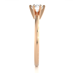Anillo de Compromiso de Oro Amarillo Sólido de 18K con Diamante Cultivado en Laboratorio de Alta Calidad con Certificado IGI para Mujer, Anillo de Diamantes para Ella - Product Image 5