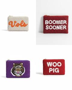 กระเป๋าใส่เหรียญผ้าฝ้ายประดับลูกปัดน่ารักสำหรับเด็กผู้หญิง ดีไซน์แฟชั่น พร้อมซิป ปรับแต่งได้ หลายสไตล์ หลายสี ของขวัญขอบคุณ - Product Image 3