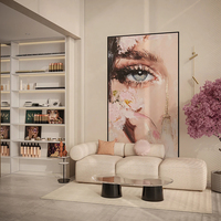 Espositore a LED per Arredamento da Salone, Espositore per Profumi da Esterno, Vetrina per Ristoranti, Design Personalizzato per Saloni di Bellezza