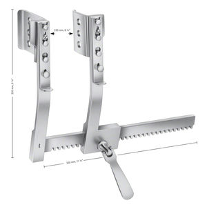 Outil d'épandage manuel de côtes le plus vendu porte-aiguille Mediva ensemble orthopédique Burford en acier inoxydable certifié CE Surgiright - Product Image 2