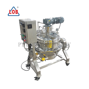 <b>Large</b> Capacity 50L Vacuum Jacketed <b>Kettle</b> for Cosmetic Liquid and Lotion Manufacturing - Product Image 1
