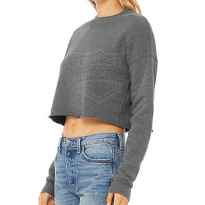 เสื้อครอปสตรีน้ำหนักเบาโอเวอร์ไซส์คุณภาพพรีเมี่ยมขายดี - Product Image 3