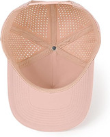 Casquette de baseball trucker 5 panneaux personnalisée avec logo brodé 3D, colorée, en tissu éponge imperméable et respirant, unisexe, 100% polyester Oxford, style sportif