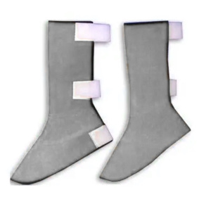 High Quality Fire Resistant Cowhide Split Welding Leather Leg Guard Shoe Cover Eco-Friendly Industrial Safety Shoes for Welding - Product Image 6