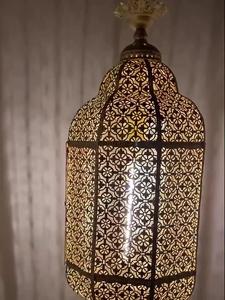 SIMIG Arabian Style geschnitzte Eisen Vintage Messing Kronleuchter Retro Loft Küche Pendel leuchte Indoor Outdoor Garden Classic Hollow - Product Image 5