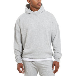 Sudadera Extra Grande de Felpa Francesa 100% Algodón para Hombre, con Capucha y Logotipo Personalizado, Ropa Urbana para Invierno, Suministro al por Mayor - Product Image 5