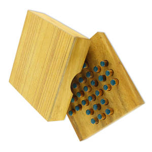 Juego de Solitario de Madera Hecho a Mano, Clásico Rompecabezas, Juego de Estrategia, Diversión Familiar, Desafío de Habilidad, Entretenimiento - Product Image 2
