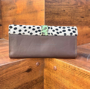 Cartera de piel con estampado de animales reales para mujer, funda de teléfono elegante, nueva llegada, gran oferta, bolso de mano de cuero con estampado en relieve occidental - Product Image 4