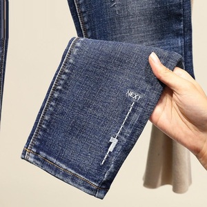 Pantalon de meilleure qualité pour femme, vente chaude, pantalon taille haute à rabat, poche Cargo, jean Denim personnalisé, surdimensionné, grandes poches - Product Image 3