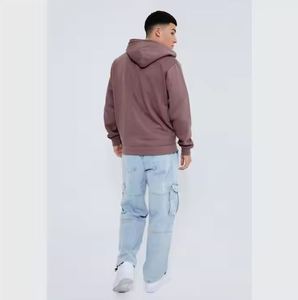 Blank Oversized Heavyweight <b>Hoodie</b> Street Wear Us <b>Full</b> <b>Zip</b> <b>up</b> <b>Hoodie</b> Custom Puff Printed Thermal Zipper Hoodies for Men - Product Image 5