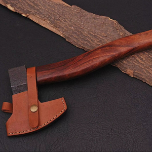 Hache de travail du bois de qualité industrielle en acier à haute teneur en carbone avec étui en cuir, hache personnalisée OEM - Product Image 5