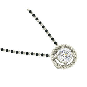 NOVAMART Fine Pure Silver Mangalsutra Cultural Collectible Jewelry Gift for <b>Wives</b> Wholesale Export - Product Image 3