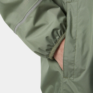Veste de sport décontractée de couleur verte, nouvelle conception, pour l'extérieur, l'hiver, la pluie, avec fermeture éclair, coupe-vent et imperméable, coupe-vent fin - Product Image 5