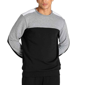 Sudadera de Forro Polar Grueso de Alta Calidad, Ecológica, Mezcla de Poliéster/Algodón, Tinte Liso, Talla Grande, Manga Larga, Informal para Hombre, para Invierno - Product Image 1