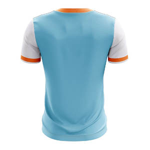 Maillot de cricket imprimé par sublimation avec col et fermeture demi-boutonnée, design haut de gamme, service OEM - Product Image 2