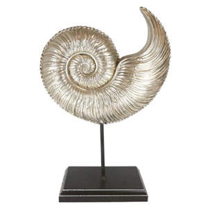 Escultura con Acabado Dorado Estilo Asta de Ciervo, Decoración Antigua para Exhibición, Metal de Aluminio Fundido Personalizado, Forma Redonda - Product Image 6