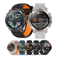 Reloj Inteligente HT37 con GPS, Correas Opcionales, Resistente al Agua 3ATM, Reloj Deportivo Inteligente con Bluetooth