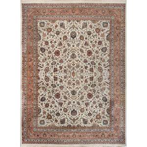 พรมขนสัตว์ถักมือสีน้ำเงินลายดอกไม้แบบนามธรรมสำหรับทางเข้าห้องนั่งเล่นห้องโถง-Pae-5482 พรมรูปสี่เหลี่ยมผืนผ้าขนาด 9x12 ฟุต - Product Image 1