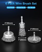 Brosse métallique en acier industrielle de vente chaude brosse de nettoyage OEM personnalisable pour le polissage de l'acier inoxydable