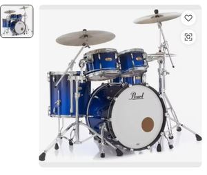 NIQUE MCT924XEDP C Pearl Masters Maple - Juego Completo de 4 Piezas de Madera de Arce para Batería, Clarinete Soprano en Tono A Niquelado para Bateristas - Product Image 1