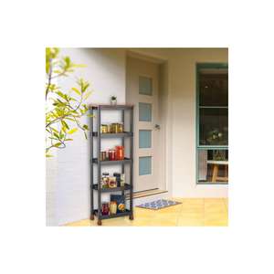 Meuble de cuisine multifonctionnel de style industriel, armoire combinée, montage au sol, revêtement imperméable, largeur 38-46 pouces - Product Image 6