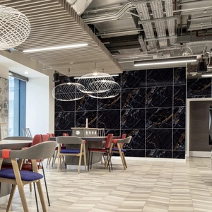 Azulejos de Porcelana para Piso de 60x60cm - Acabado de Mármol Moderno, 10mm de Grosor, Resistentes al Desgaste, Azulejos Interiores de Face Impex - Product Image 1