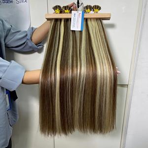 PRODUIT DE VENTE CHAUDE!!! Extension de cheveux vietnamiens à kératine à pointe plate cheveux raides naturels brillants prix de gros - Product Image 3