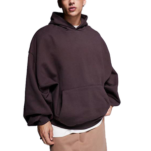 Sweat à capuche personnalisé pour homme en polaire épaisse en spandex/polyester, écologique, service OEM, anti-boulochage, respirant - Product Image 1