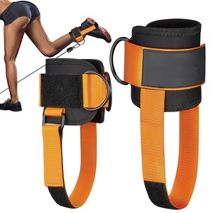 Sangle de poids de cheville réglable en nylon personnalisée GAF Workout pour la musculation, sangle de cheville pour machine à câbles - Product Image 3