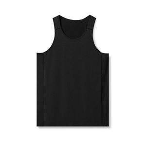 Camisetas sin mangas informales para gimnasio para hombre Diseño personalizado Tamaño y color Ropa activa Camiseta sin mangas de punto de ajuste regular - Product Image 3
