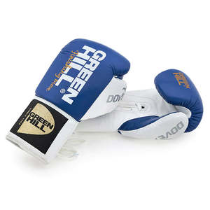 Guantes de Boxeo Personalizados Green Hill para Niños, Guantes de Entrenamiento de Cuero con Cordones Disponibles en 6oz 10oz 12oz 14oz 16oz con Estampado DOVE para Deportes - Product Image 4