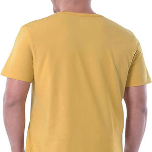 Camiseta Personalizada Unisex con Cuello Redondo, Algodón Orgánico Grueso, Diseño Liso, Tallas Grandes, Corte Regular, Tejido de Punto, Diseño Digital - Product Image 5