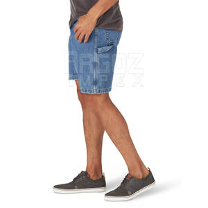 Pantalones cortos vaqueros de tela transpirable para hombre, pantalones cortos vaqueros de último diseño para hombre, servicio OEM, pantalones cortos vaqueros para hombre para venta en línea - Product Image 2