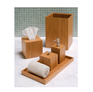 Juego de baño de madera para el hogar del hotel Juego de baño Uso diario Venta directa de fábrica Juego de baño de madera para la venta - Product Image 6