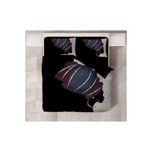 Oyster 3D Digital Print King Twin Size <b>Duvet</b> Cover <b>Set</b> with 2 <b>Pillow</b> Covers Geometric Plant Pattern Woven Techniques Hmy-18 - Product Image 1