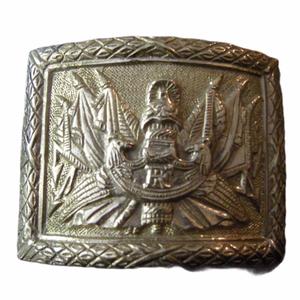 Reproducción de una hebilla de cinturón francesa, probablemente de la era napoleónica o del período del Segundo Imperio. - Product Image 1