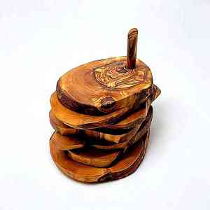 Meilleures ventes à bas prix Artisanat Coaster Sublimation Blanks Noyer Mango Bois Conception personnalisée sur mesure avec une qualité supérieure - Product Image 5