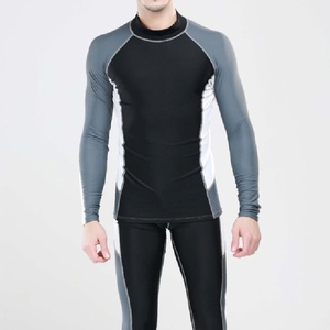 Men Custom Sublimated Camo MMA Rrashguard Spandex Digital Rash Guard Long Sleeve Rash Guard - Product Image 5