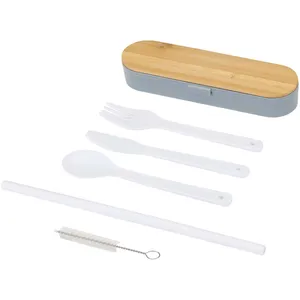 Ensemble de couverts en bambou écologiques Runa, gadgets de vaisselle - Product Image 3