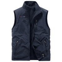 RAZERS IMPEX NOUVEAU Gilet matelassé en toile chauffant décontracté pour homme, respirant, séchage rapide, tactique, pour la randonnée printanière, grande taille, fermeture éclair