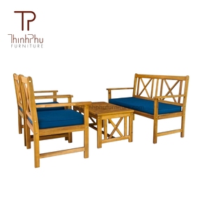 Juego de Sofás de Madera Contemporáneo de Fábrica Thinh Phu para Cocina, Hoteles, Villas, Ocio, Restaurantes al Aire Libre, Cafeterías - Product Image 4