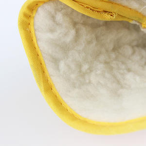 Gants de soudage personnalisés en usine de haute qualité jaune court en cuir de vachette résistant à l'usure isolation thermique soudeur gants de travail en cuir - Product Image 6