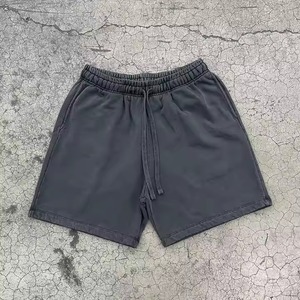 Precio de fábrica Lavado ácido Corto Algodón Hecho Ropa de calle Casual Sport Lavado ácido Corto para hombres con cordón Jogging Short para hombre - Product Image 1