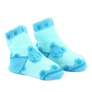 Newborn <b>Booties</b> - Cyan - Product Image 2