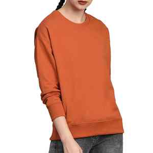 Meilleure couleur femmes sweat automne et hiver à vendre produit le plus vendu O cou coupe ample respirant sweat pour les femmes - Product Image 5