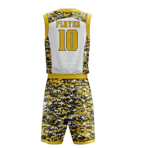 Ensemble d'uniformes de basket-ball personnalisés respirants de haute qualité, taille plus, manches courtes, taille adulte, uniformes de mode - Product Image 2