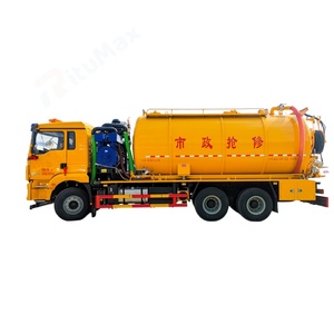 Camion-citerne à vide Shacman 6x4 pour l'élimination des déchets industriels, véhicule de collecte des ordures municipales à haute efficacité - Product Image 4